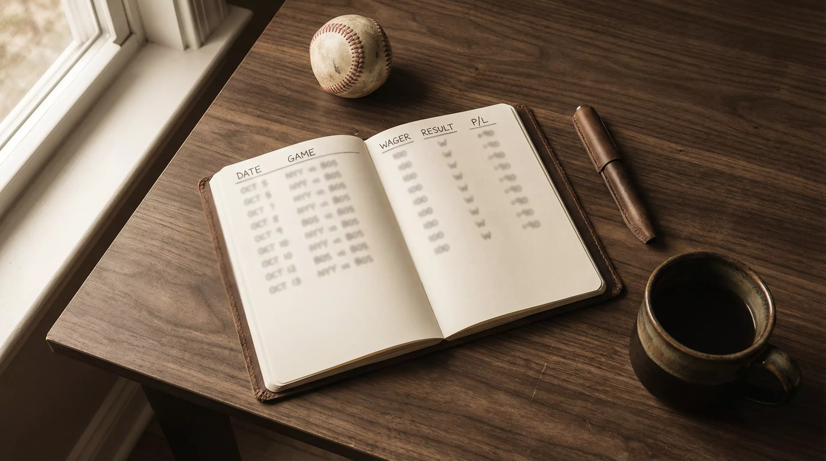 Carnet de suivi de bankroll pour les paris baseball