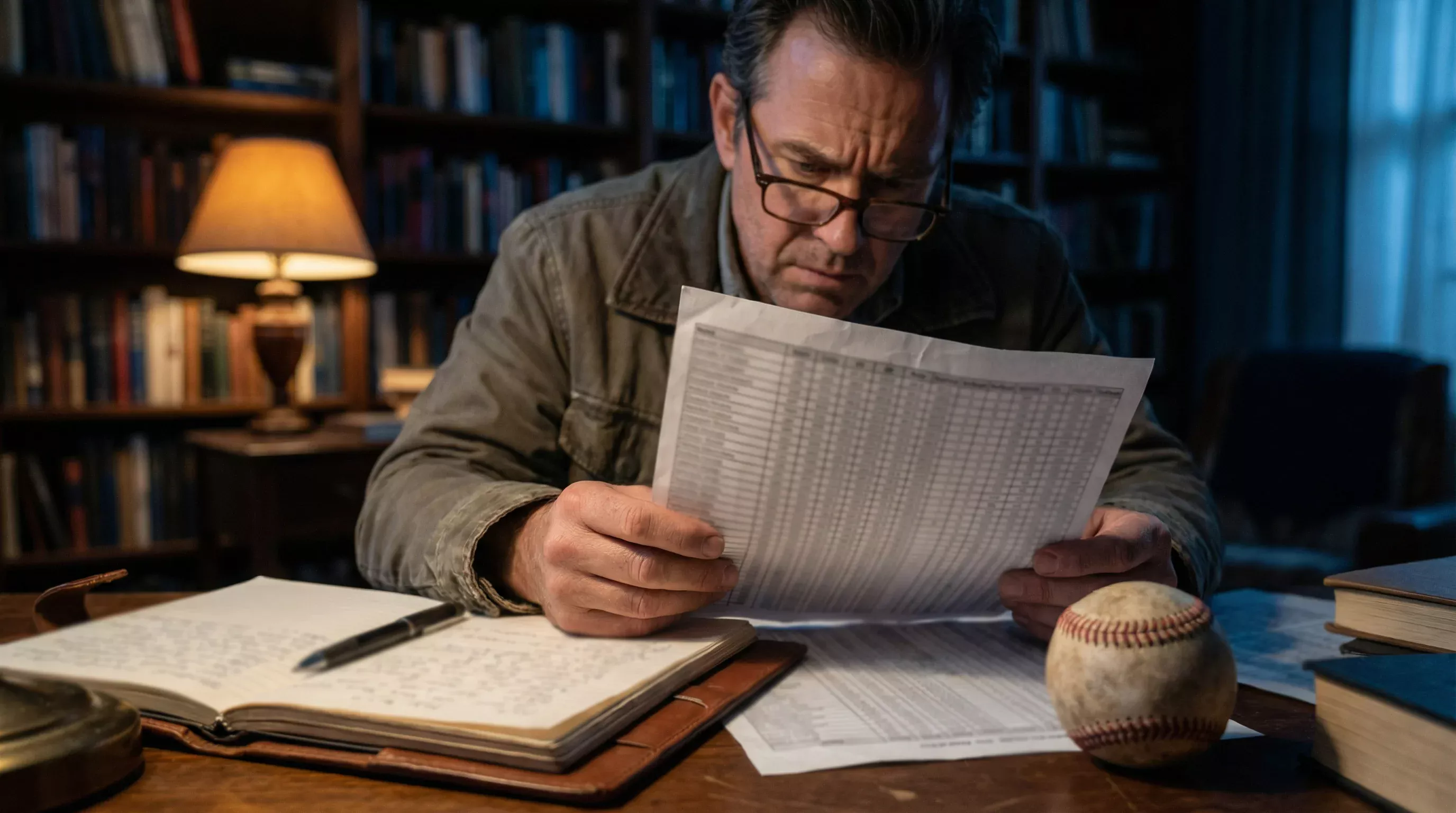 Parieur analysant les cotes d'un outsider au baseball MLB